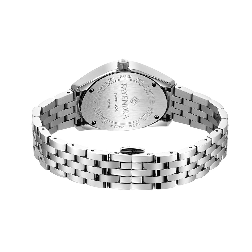 Stainless Steel 316 Watch Silver Color - Green MOP Dial