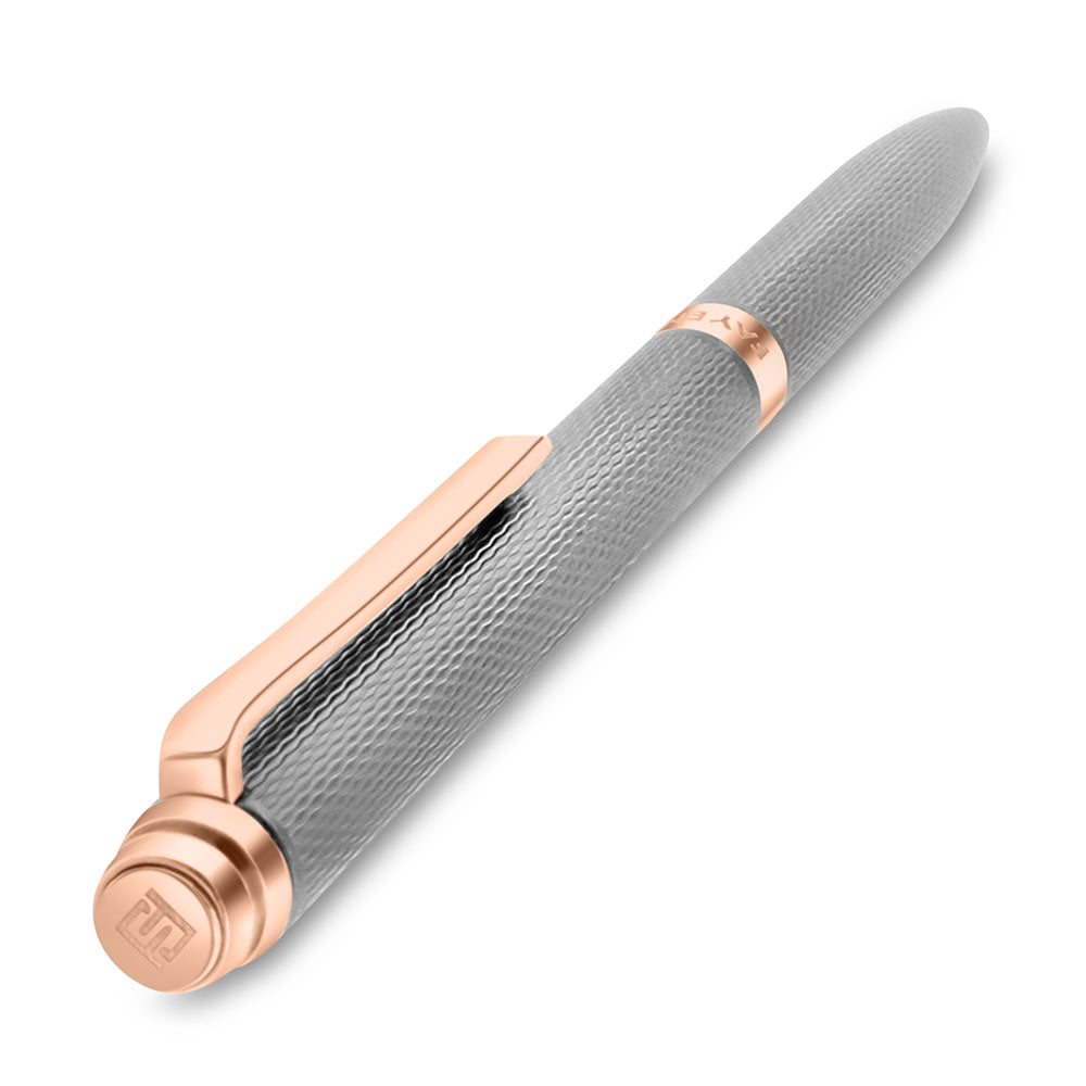 FayendraLuxury Pen With Engraved Plated Rose And Gray