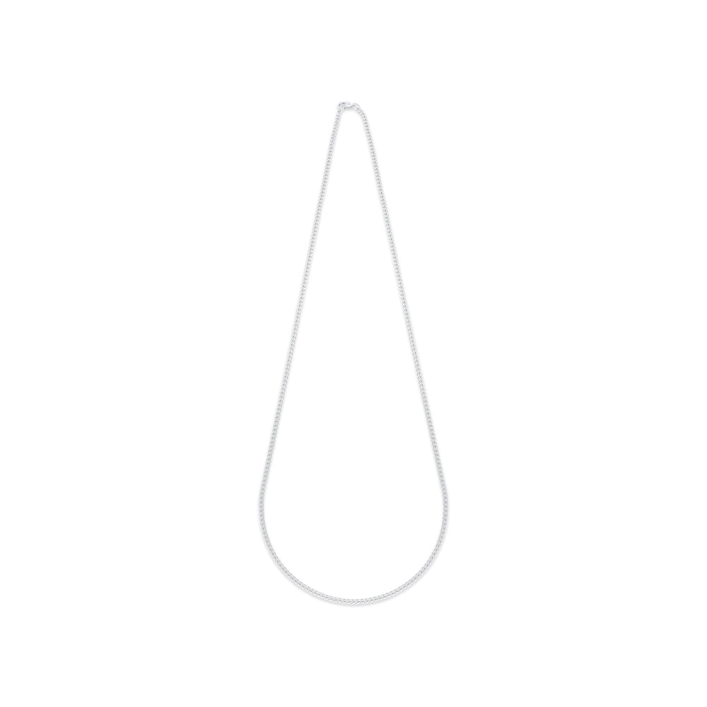 Stainless Steel Necklace, Silver Color 316L For Men