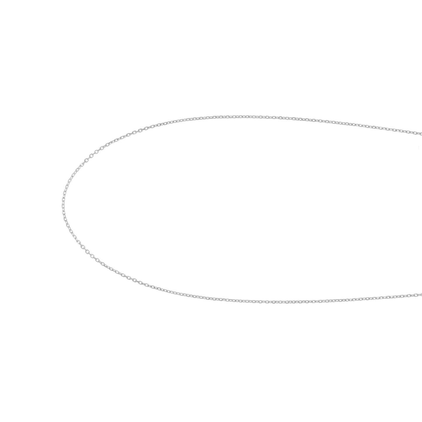 Sterling Silver Chain 925 Rhodium Plated (40cm)