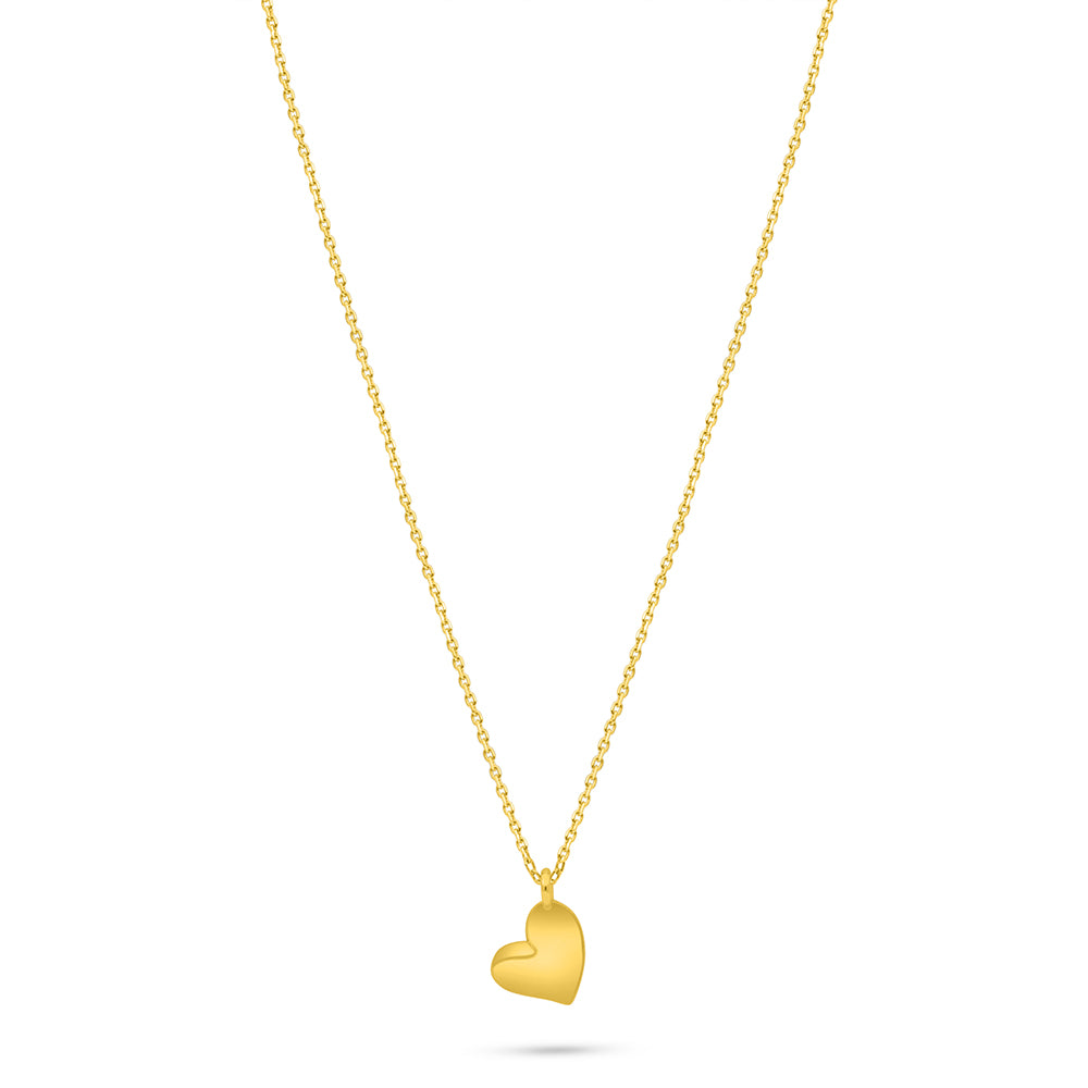 Sterling Silver 925 Necklace Golden Plated