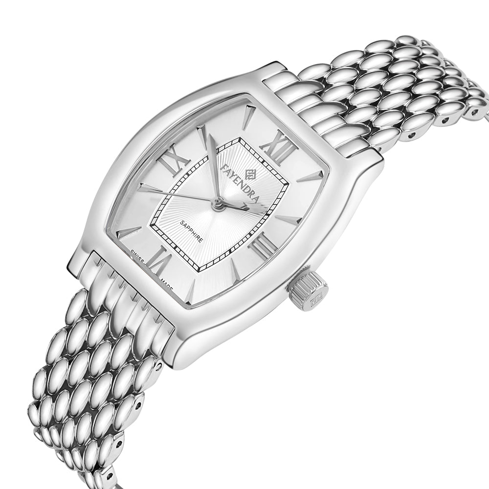 Stainless Steel 316L Watch Silver Color - SILVER METAL DIAL