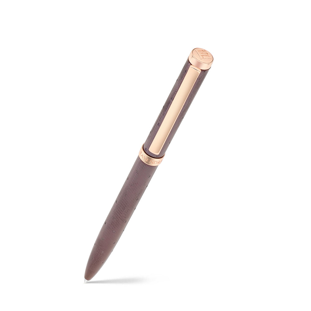 قلم فايندرا الفاخر مطلي ذهبي منقوش Brown lacquer