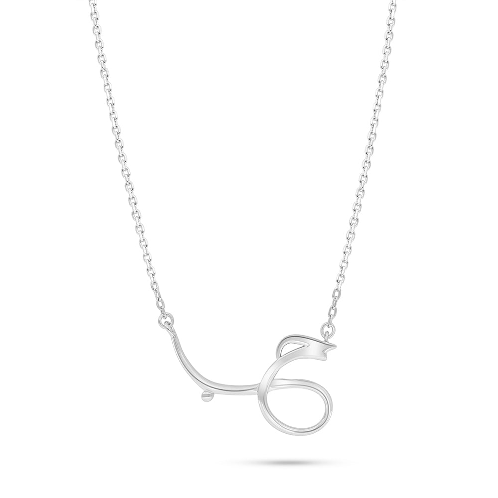 Sterling Silver 925 Necklace Rhodium Plated