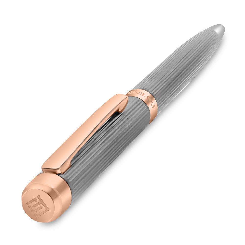 FayendraLuxury Pen With Engraved Plated Rose And Gray