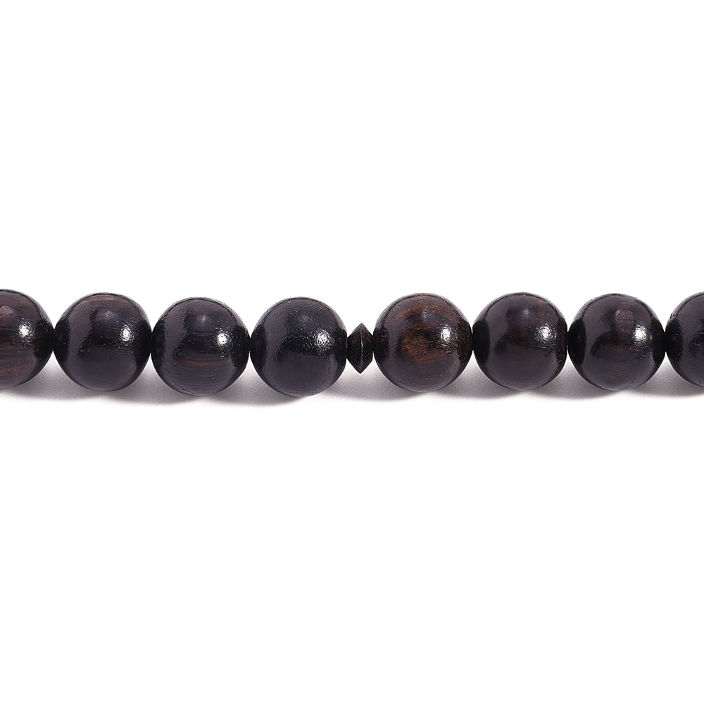 Ebony Rosary 33 Beads 9 mm Solid, Istanbul Set