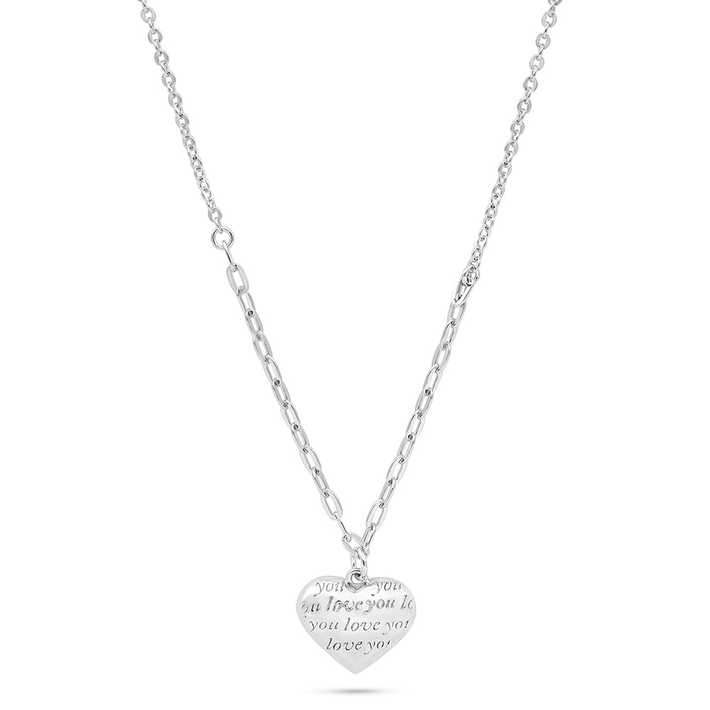 Sterling Silver 925 Necklace Rhodium Plated
