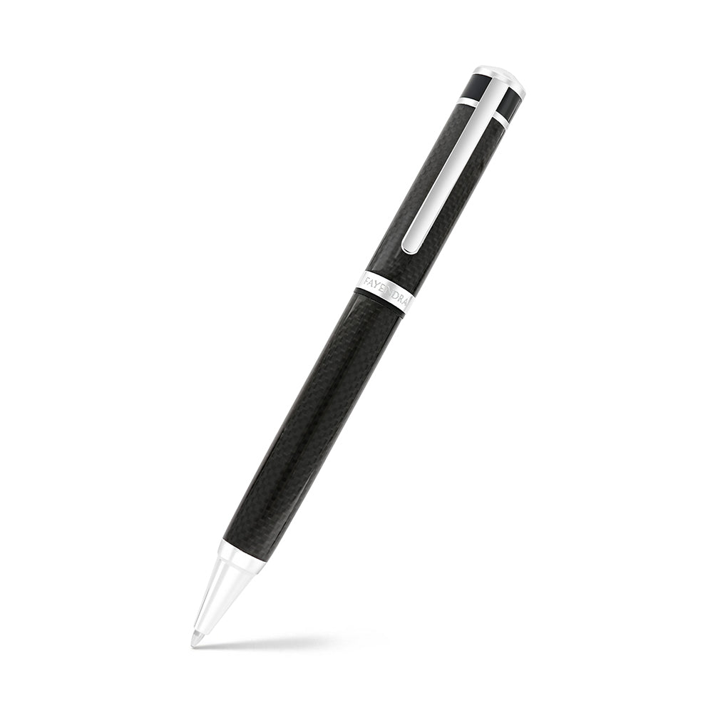 Fayendra Pen Rhodium Plated And carbon fiber