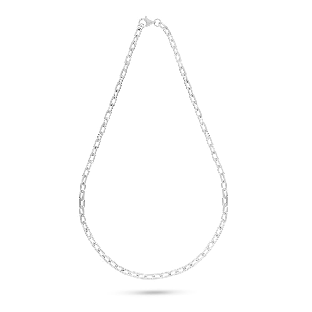 Sterling Silver 925 Necklace Rhodium Plated