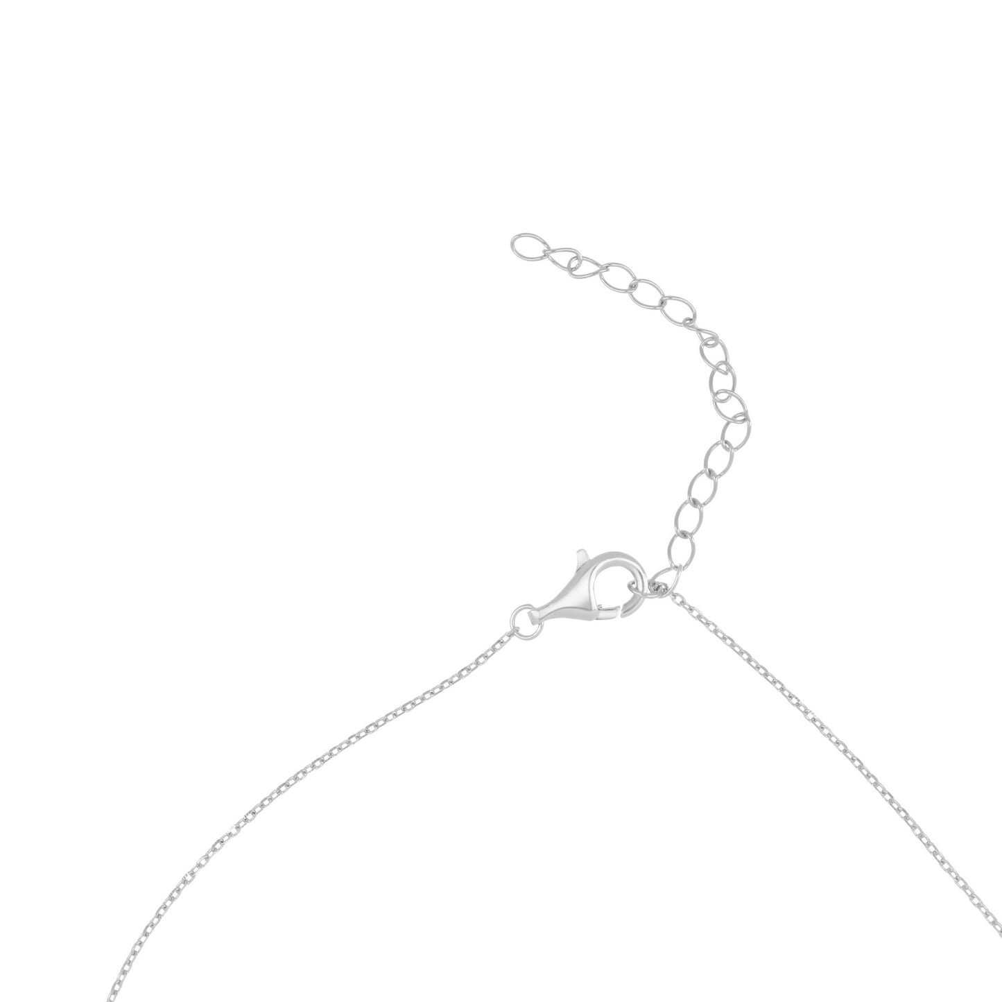 Sterling Silver Chain 925 Rhodium Plated (40cm)