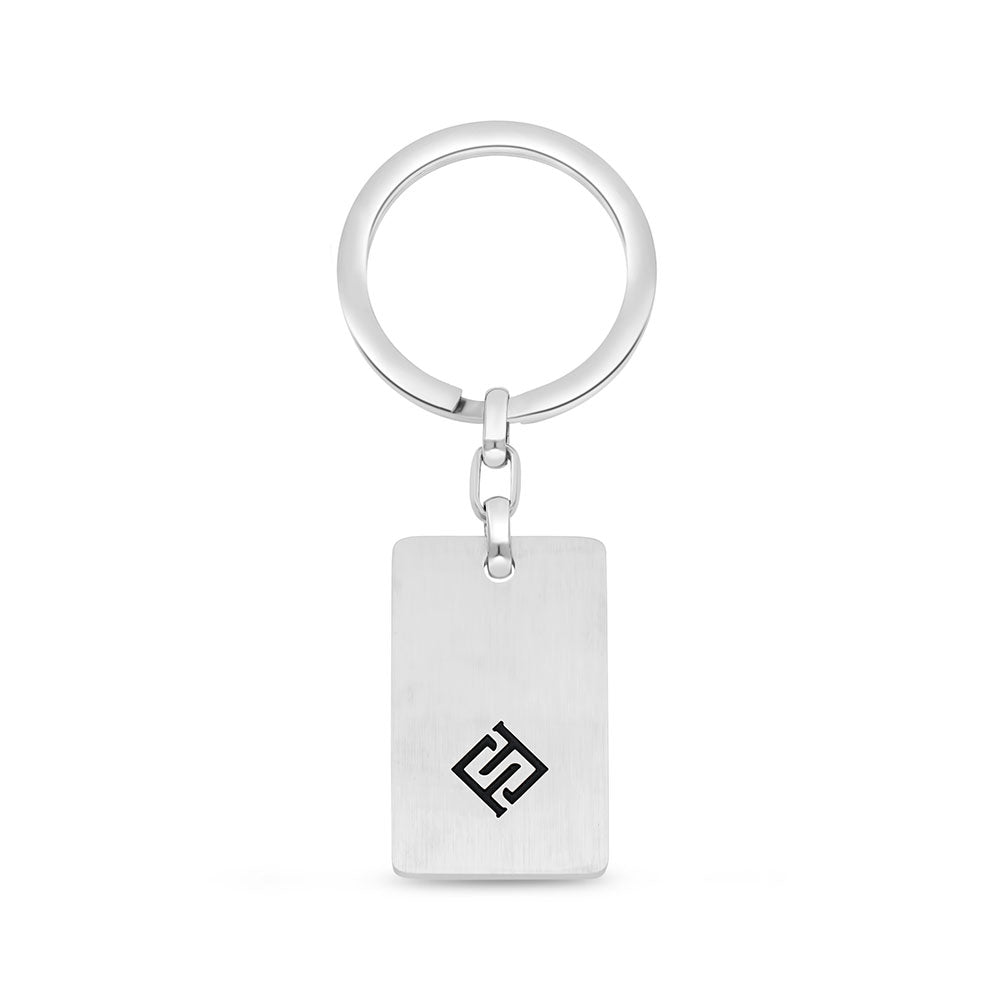 Stainless Steel Key Tag 316L And 304 Silver Plated With LOGO