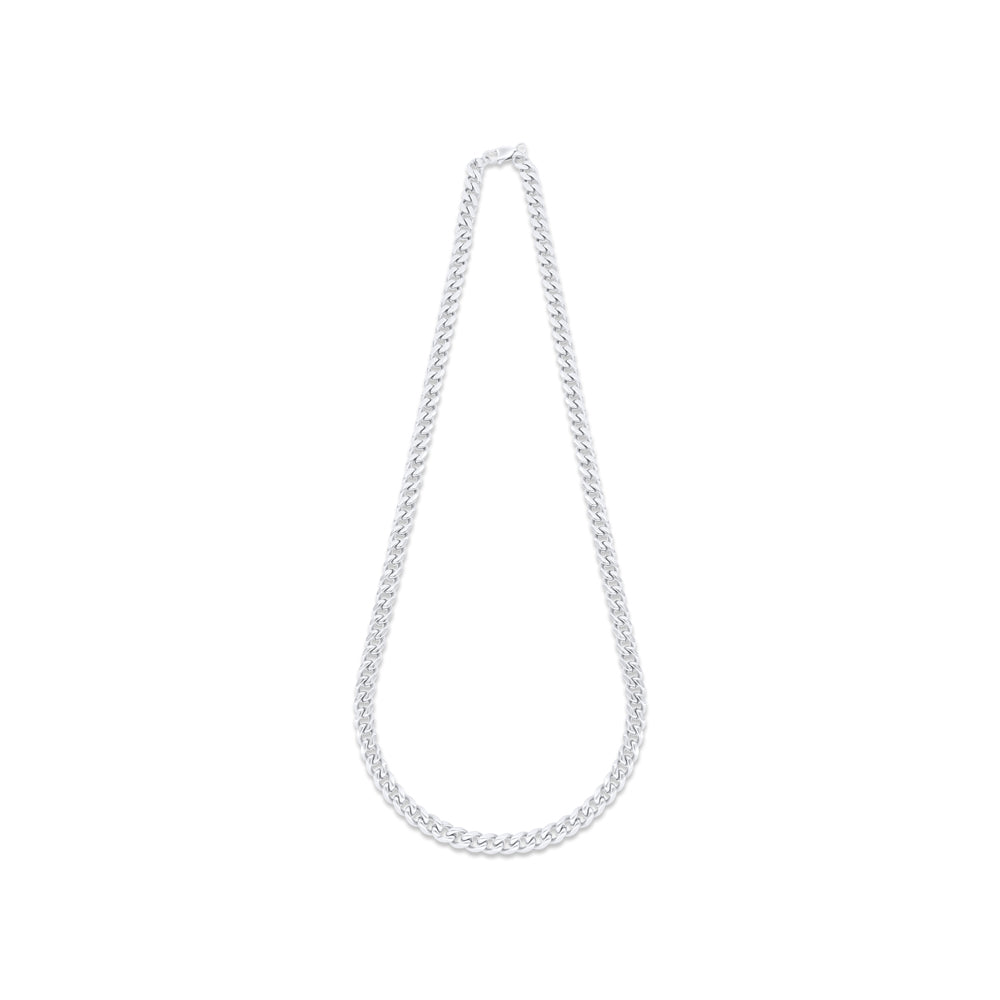 Stainless Steel Necklace, Silver Color 316L For Men