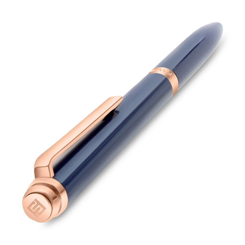 FayendraLuxury Pen With Engraved Plated Rose And Blue