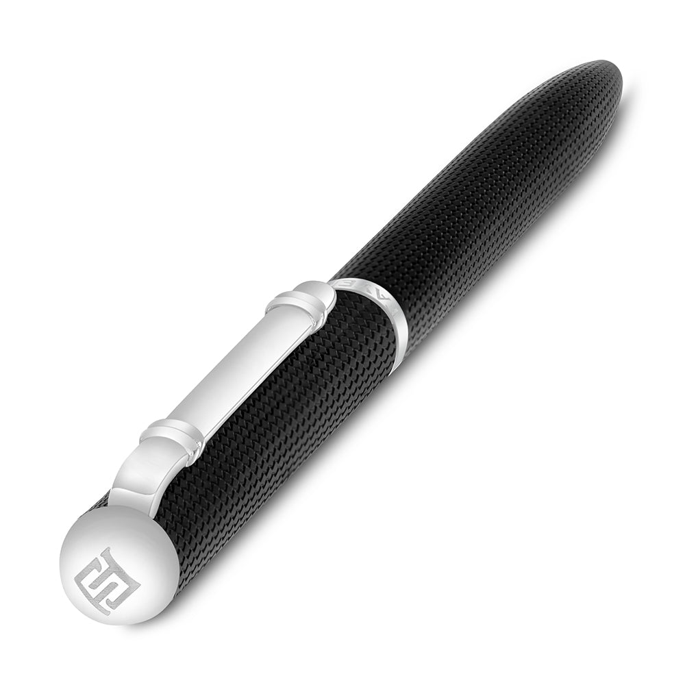 Fayendra Luxury Pen Silver And Black Plated