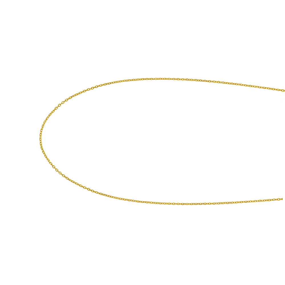 Sterling Silver Chain 925 Golden Plated (40cm)
