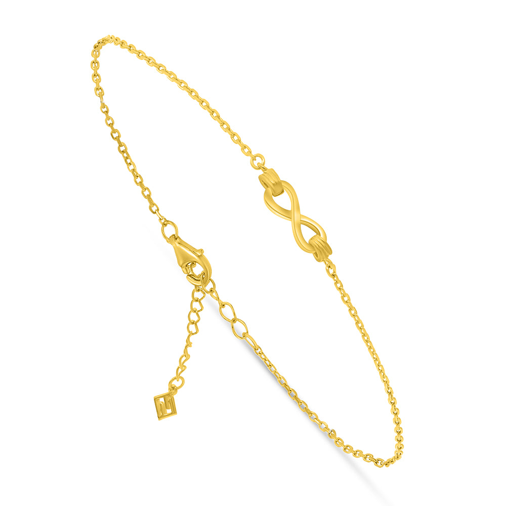 Sterling Silver 925 Bracelet Golden Plated