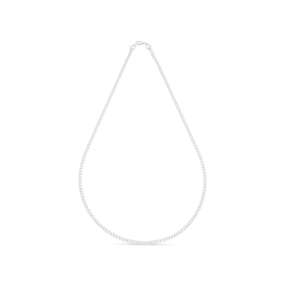 Sterling Silver 925 Necklace Rhodium Plated