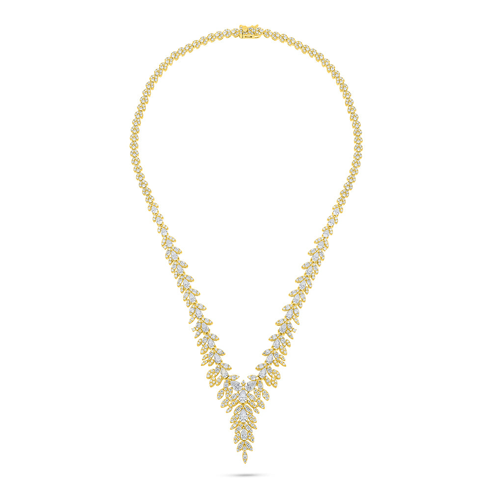 Sterling Silver 925 SET Golden Plated Embedded With White Zircon