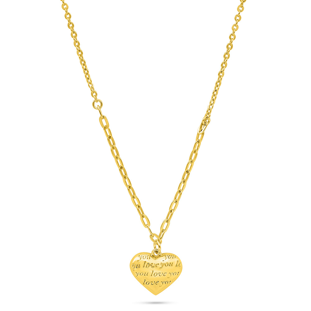 Sterling Silver 925 Necklace Golden Plated