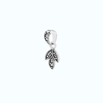 Sterling Silver 925 Pendant Embedded With Marcasite Stones