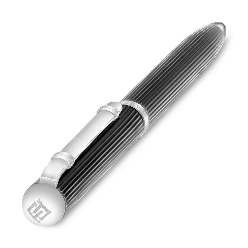 Fayendra Luxury Pen Silver And Black Plated