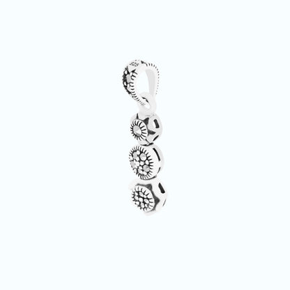 Sterling Silver 925 Pendant Embedded With Marcasite Stones