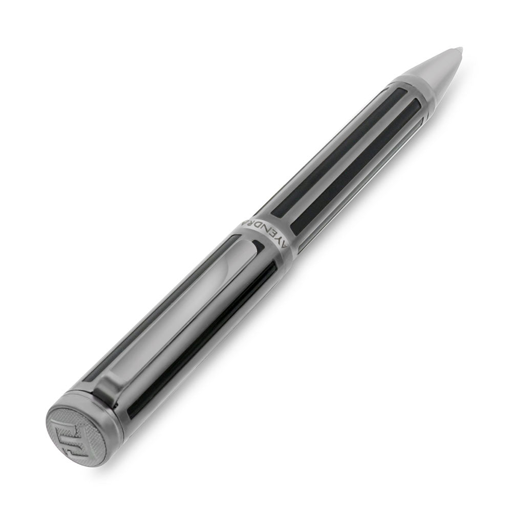 Fayendra Pen Gray And Black And Black Plated Embedded With Special Design