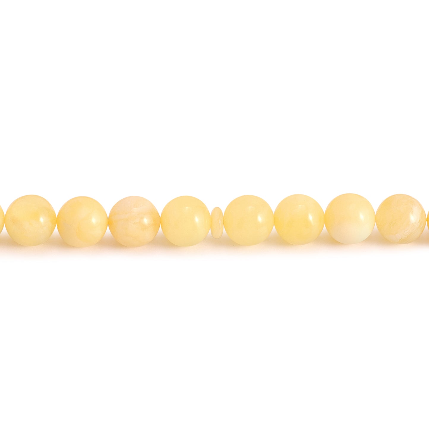 Rosary 33 Embedded With Natural Yellow Amber Premium Grade Round Beads 12 mm Fabric Tassel