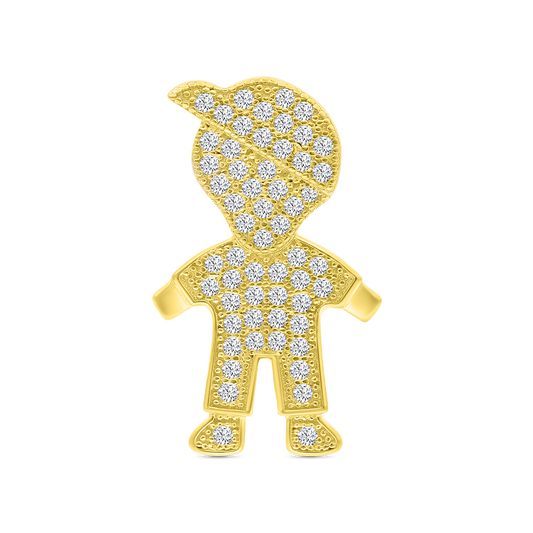 Sterling Silver 925 Pendant Gold Plated