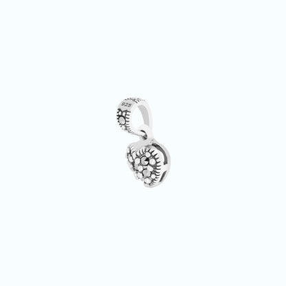 Sterling Silver 925 Pendant Embedded With Marcasite Stones