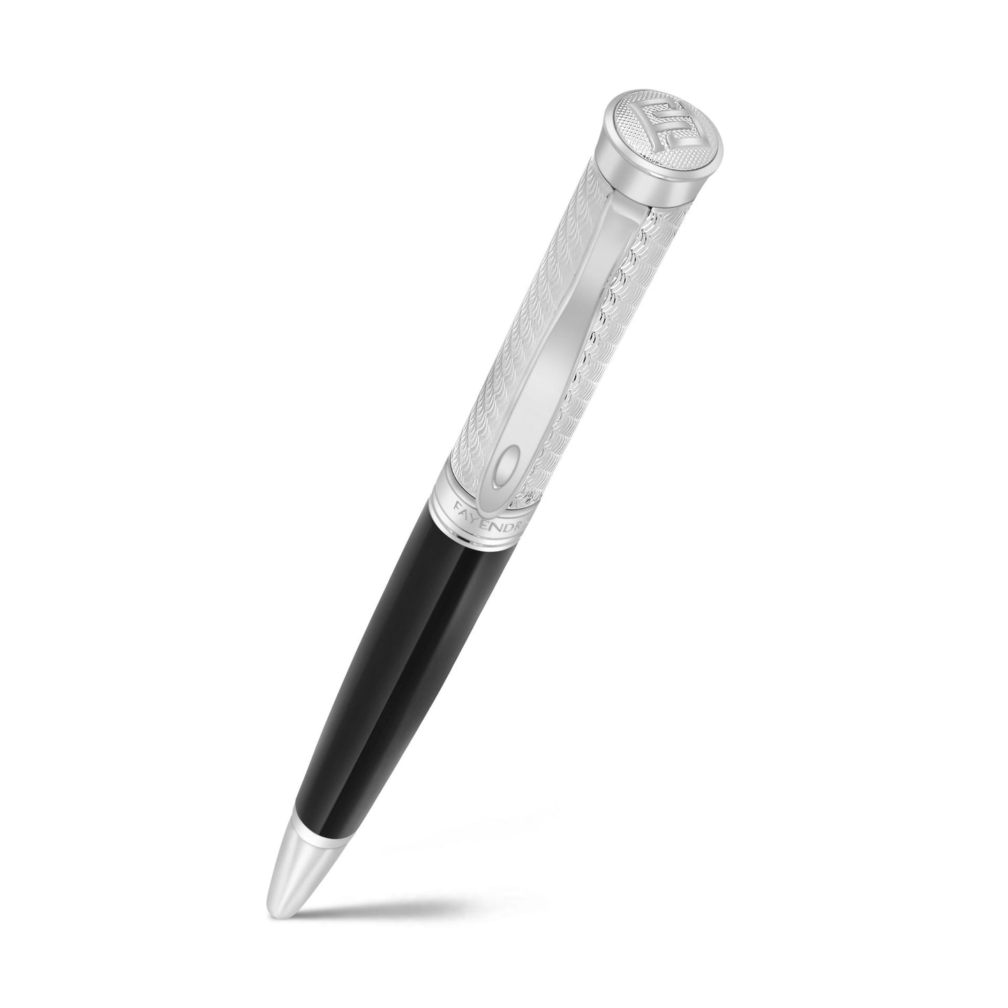 Fayendra Luxury Pen Silver And Black Plated