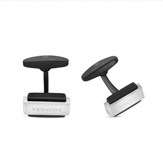 كبك ستانلس ستيل لون فضي  و اسود  عيار L316