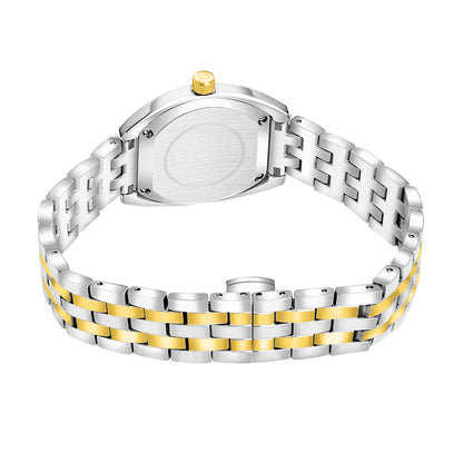 Stainless Steel 316L Watch Silver And Golden Color - WHITE MOP DIAL