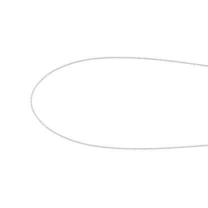 Sterling Silver Chain 925 Rhodium Plated (40cm)