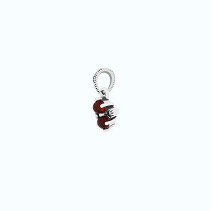 Sterling Silver 925 Pendant Embedded With Natural Aqiq And Marcasite Stones