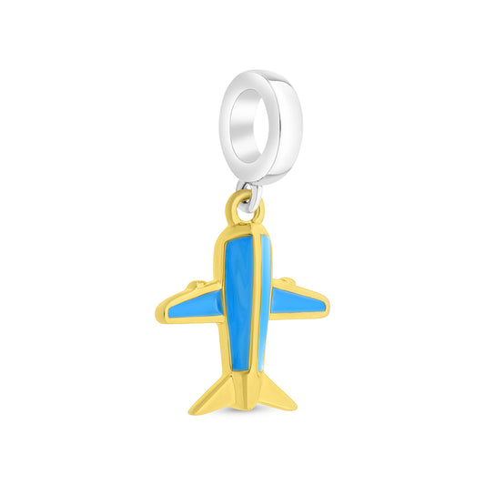 Sterling Silver 925 Pendant Rhodium And Gold Plated