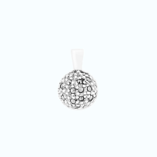 Sterling Silver 925 Pendant Embedded With Marcasite Stones