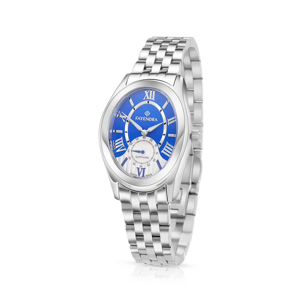 Stainless Steel 316L Watch Silver Color - BLUE MOP DIAL