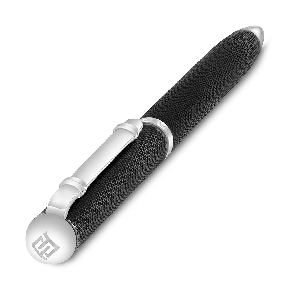 Fayendra Luxury Pen Silver And Black Plated
