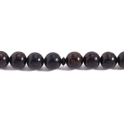 Ebony Rosary 33 Beads 9 mm Solid, Istanbul Set