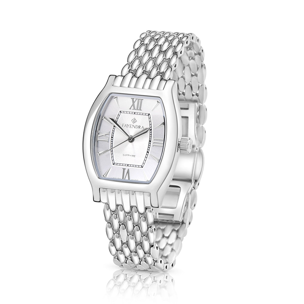 Stainless Steel 316L Watch Silver Color - SILVER METAL DIAL