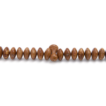 Rosary 100 Kuk Borham 8 mm African Style, wool tassel with Two Counters