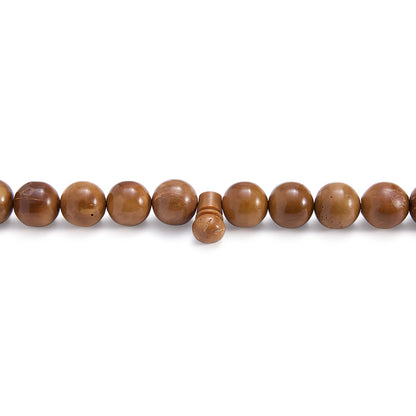 سبحة 100 كوك سادة بيلية 12 مم مكتل افريقي شرابة صوف مع عدادين