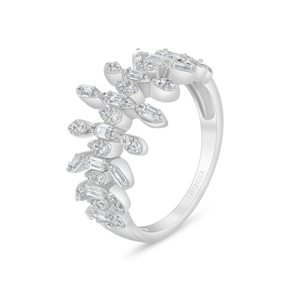 Sterling Silver 925 Set Rhodium Plated Embedded With White Zircon