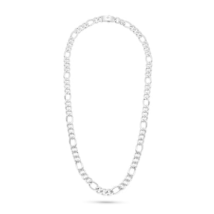 Sterling Silver 925 Necklace Rhodium Plated For Men