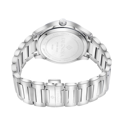 Stainless Steel 316L Watch Silver Color For Men - GREEN MOP DIAL