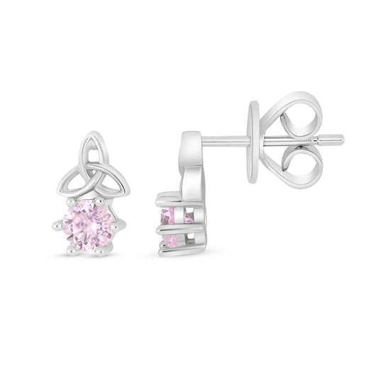 اقراط من الفضة الخالصة عيار 925 مطلية روديوم مرصعة زركون بنك