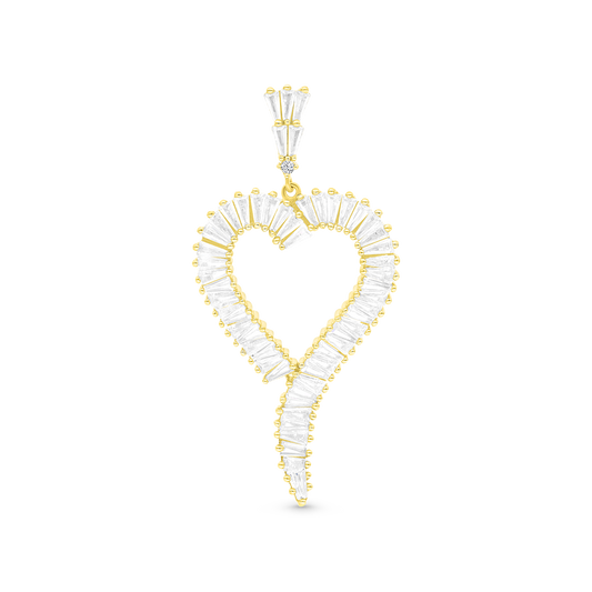 Sterling Silver 925 Pendant  Gold Plated