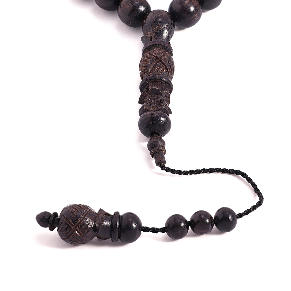 Ebony Rosary 33 Beads 10 mm Solid, Istanbul Set