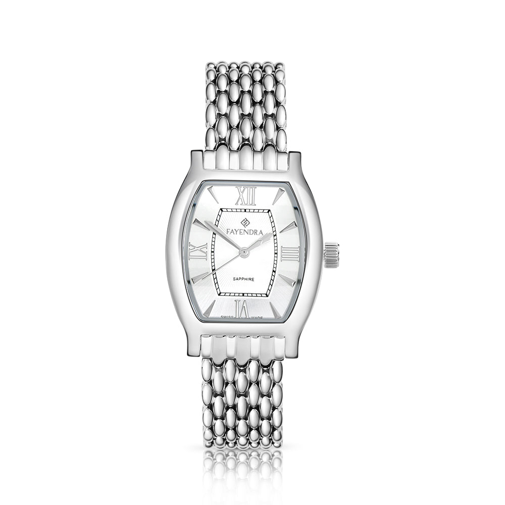 Stainless Steel 316L Watch Silver Color - SILVER METAL DIAL